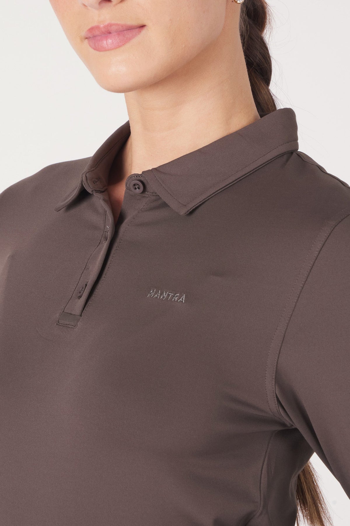 Women's Catalyst Polo L/S | Point Collar | Woods