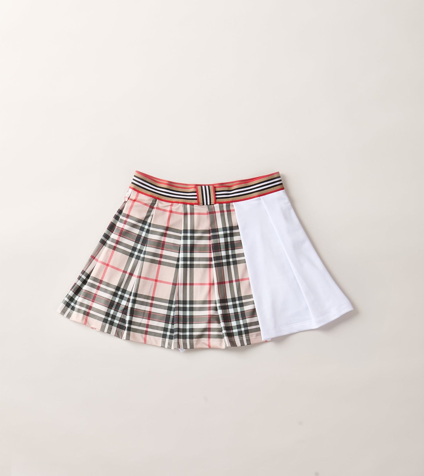 AGGIE BROWN PLAID SKIRT