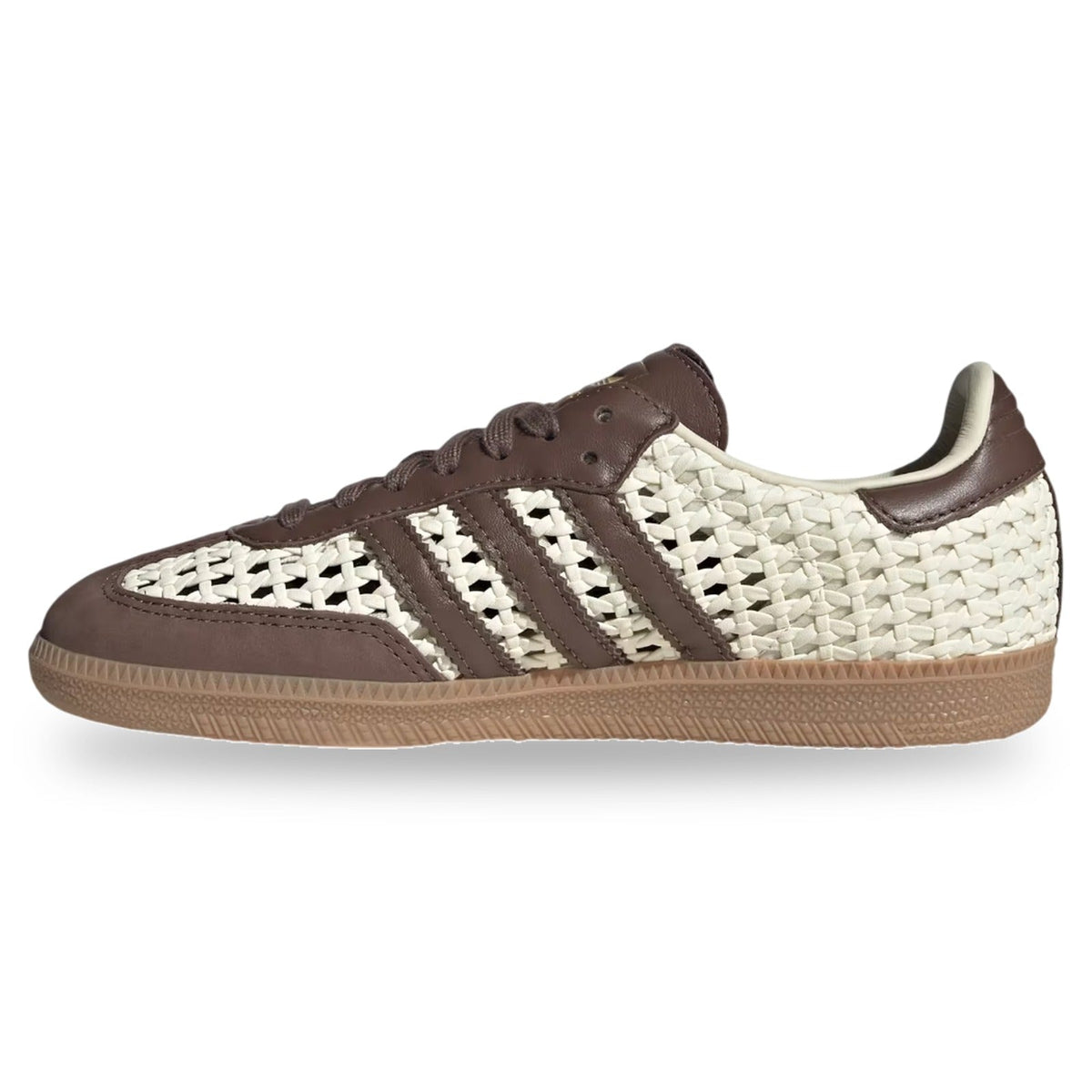 Adidas Samba OG Basketweave Cream White Earth Strata (Women's)
