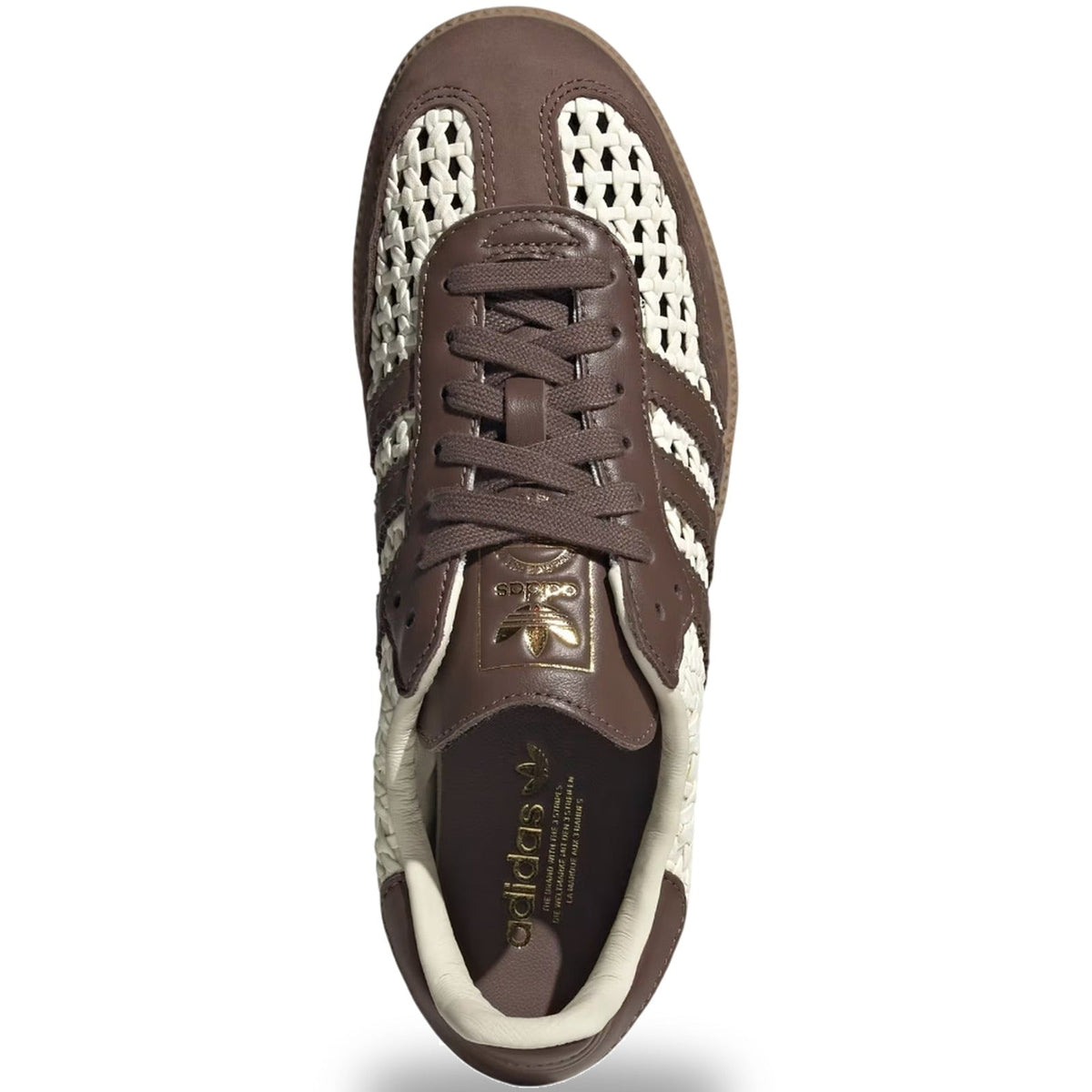 Adidas Samba OG Basketweave Cream White Earth Strata (Women's)