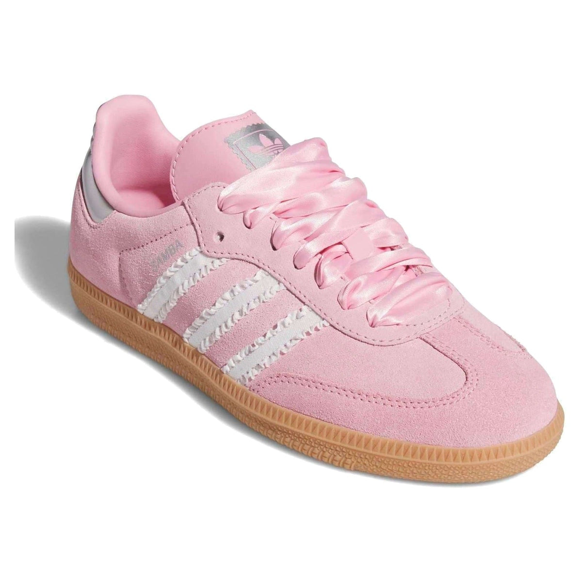 Adidas Samba OG Pink Ribbon Ruffle Stripe Silver (GS)