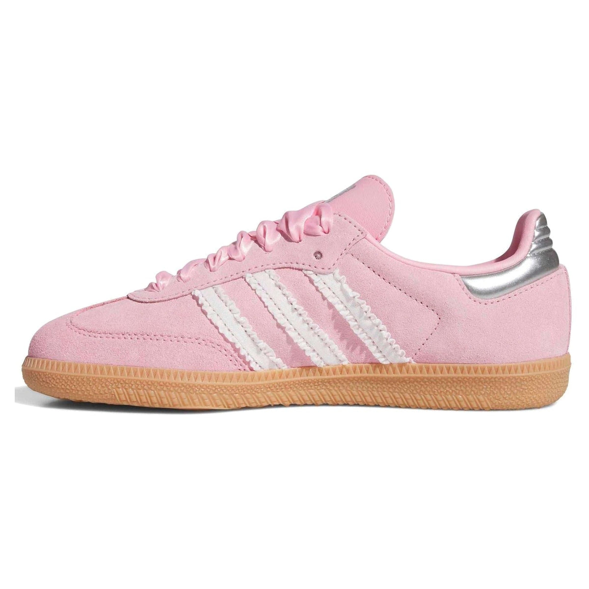 Adidas Samba OG Pink Ribbon Ruffle Stripe Silver (GS)