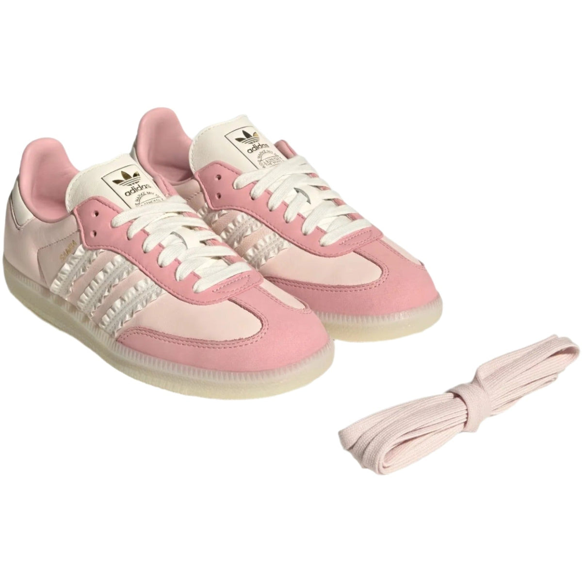 Adidas Samba Ruffle Stripes Pack Wonder Mauve Pink (Women's)