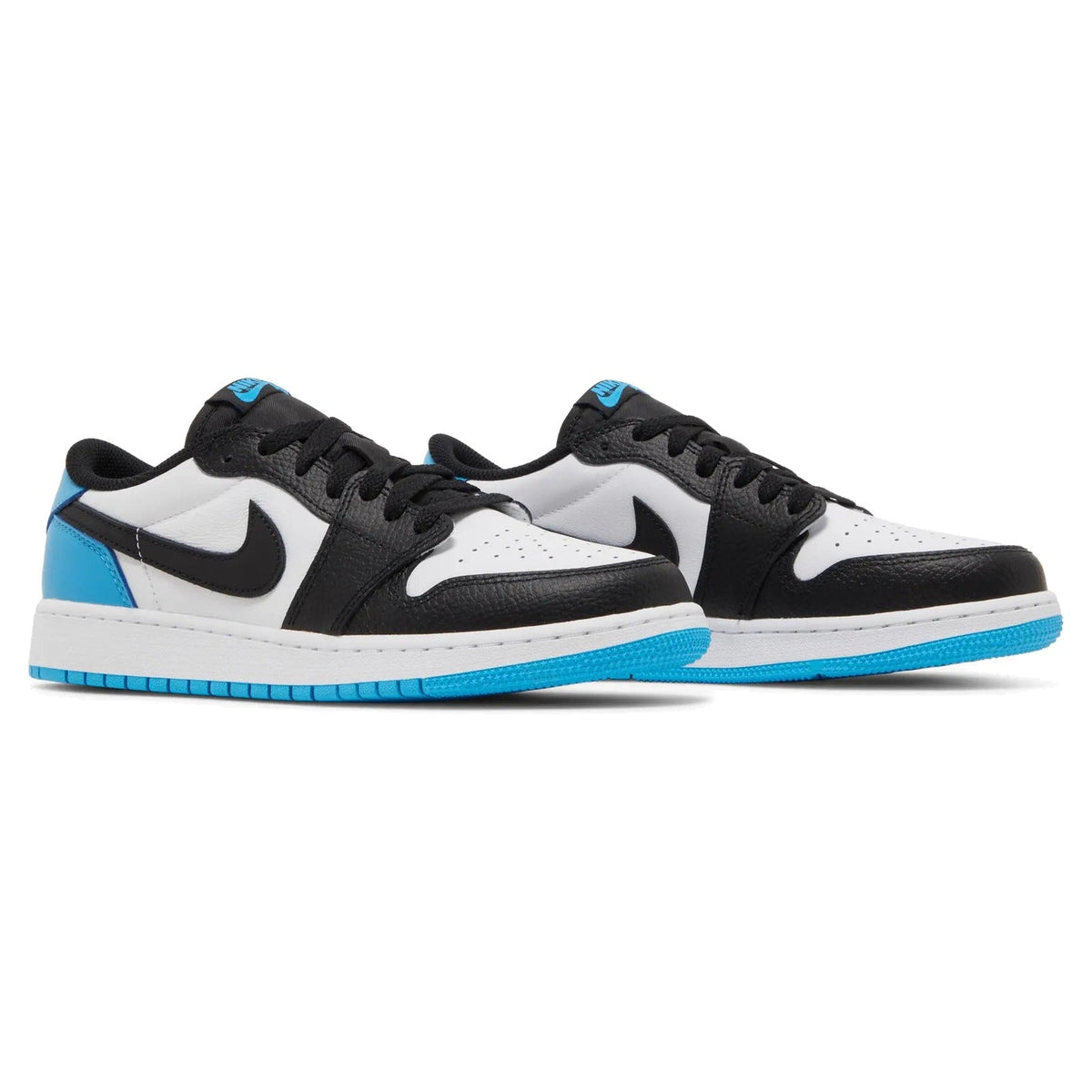 Air Jordan 1 Retro Low OG Black Dark Powder Blue (GS)