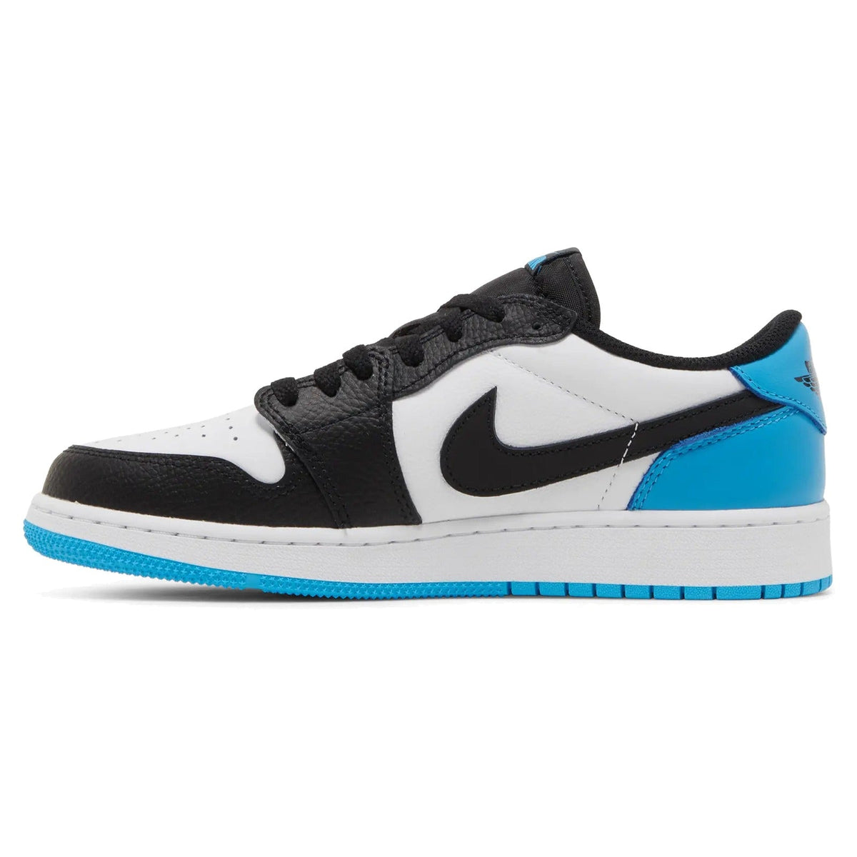 Air Jordan 1 Retro Low OG Black Dark Powder Blue (GS)