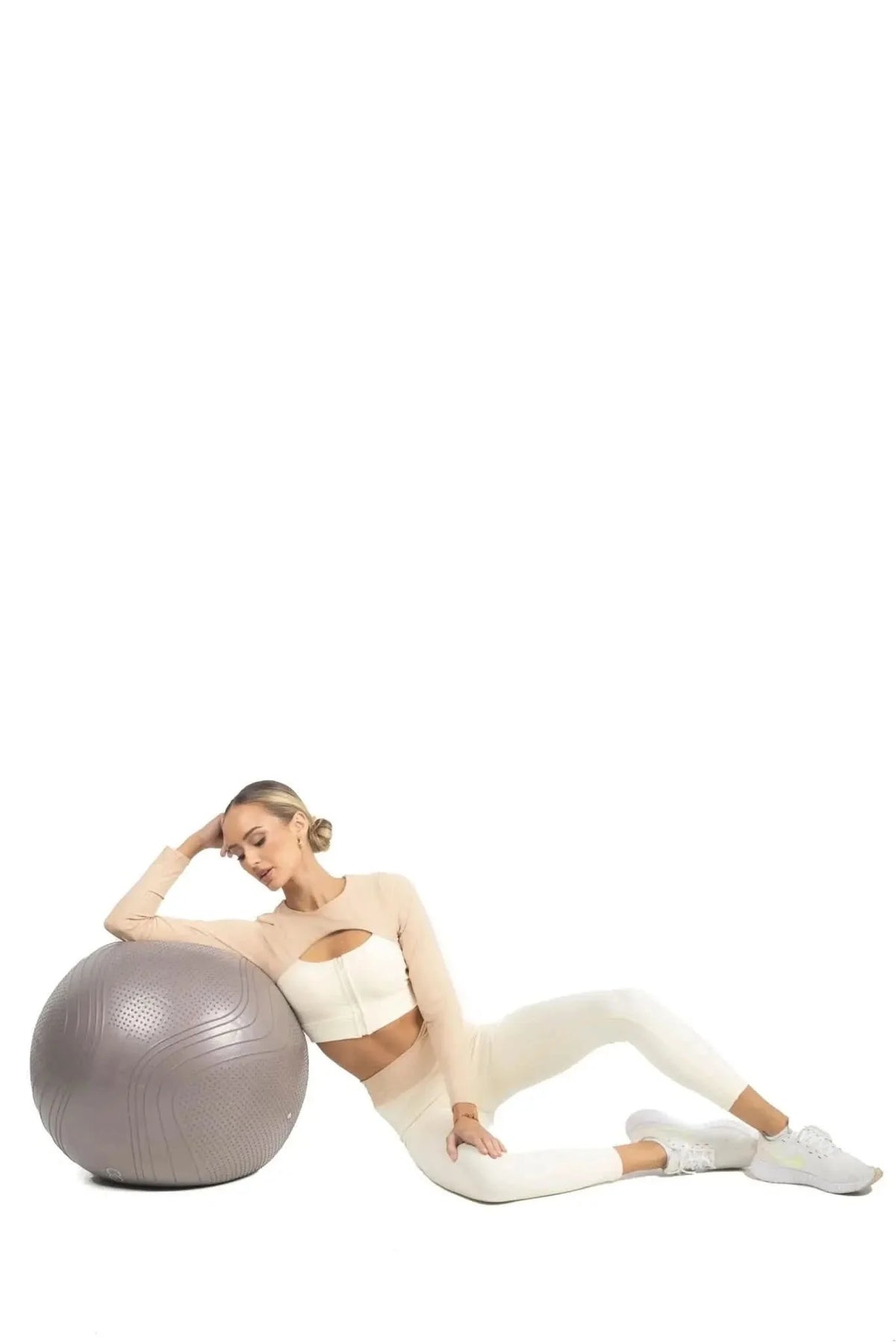 Alisha Color Block Activewear Long Sleeve Top