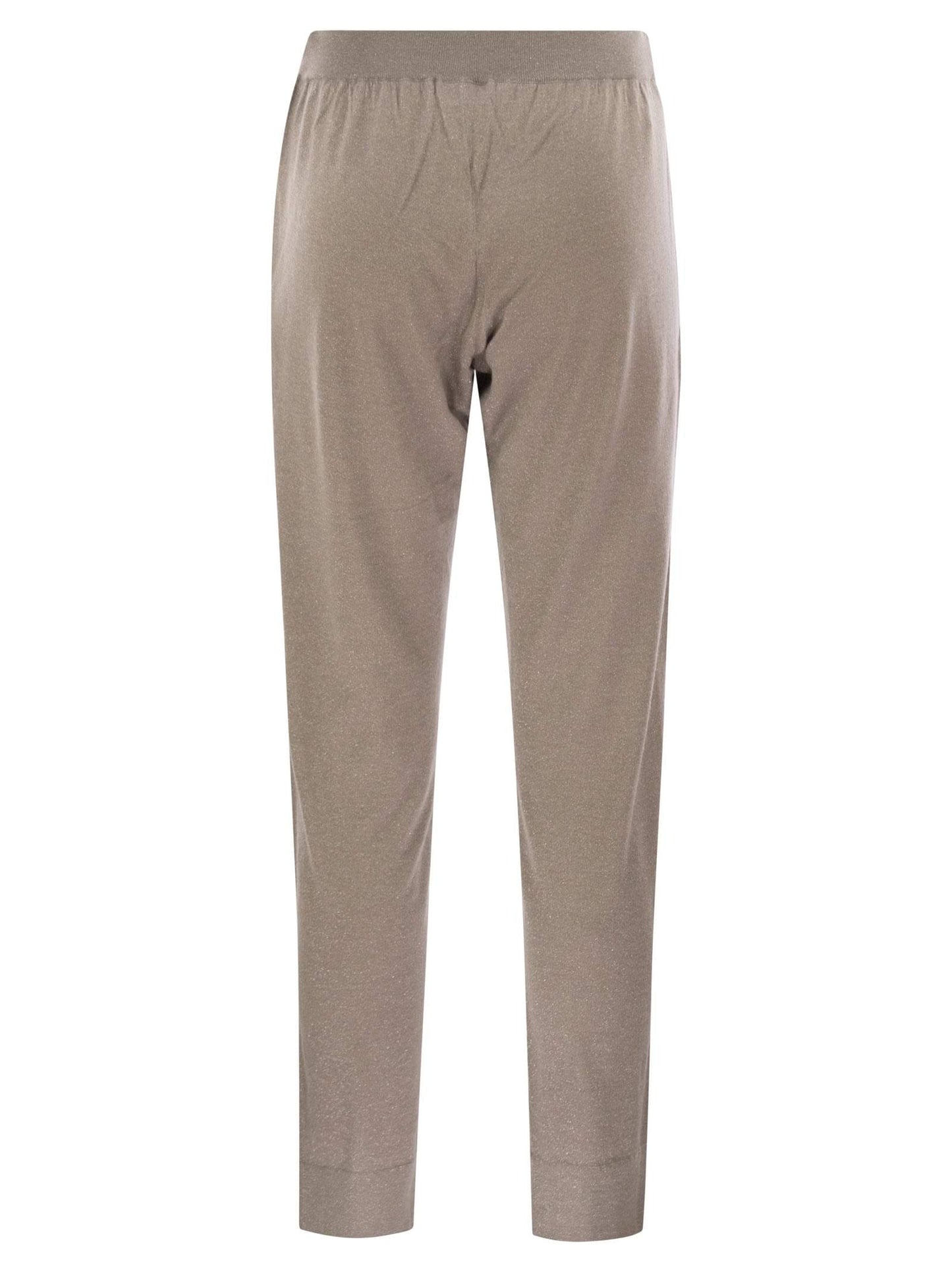 Brunello Cucinelli Women Sparkling Lightweight Cashmere And Silk Trousers