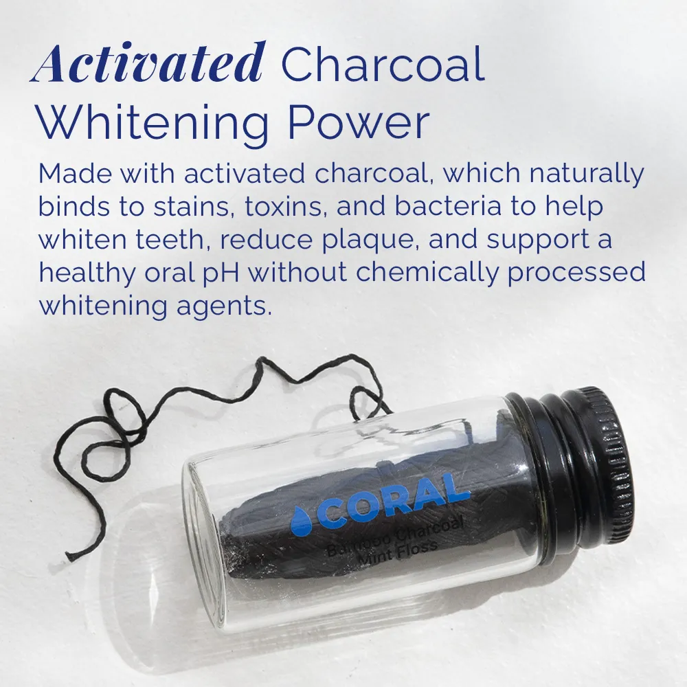 Bamboo Charcoal Mint Dental Floss