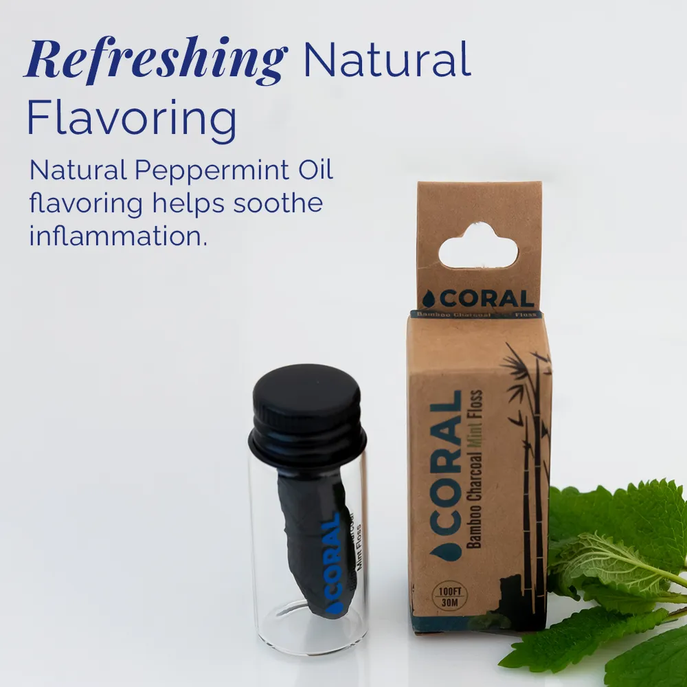Bamboo Charcoal Mint Dental Floss