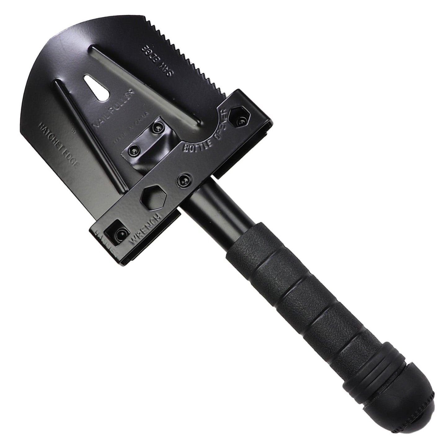 Compact Multi-Function Survival Shovel | Folding Tool with Compass & Survival Kit