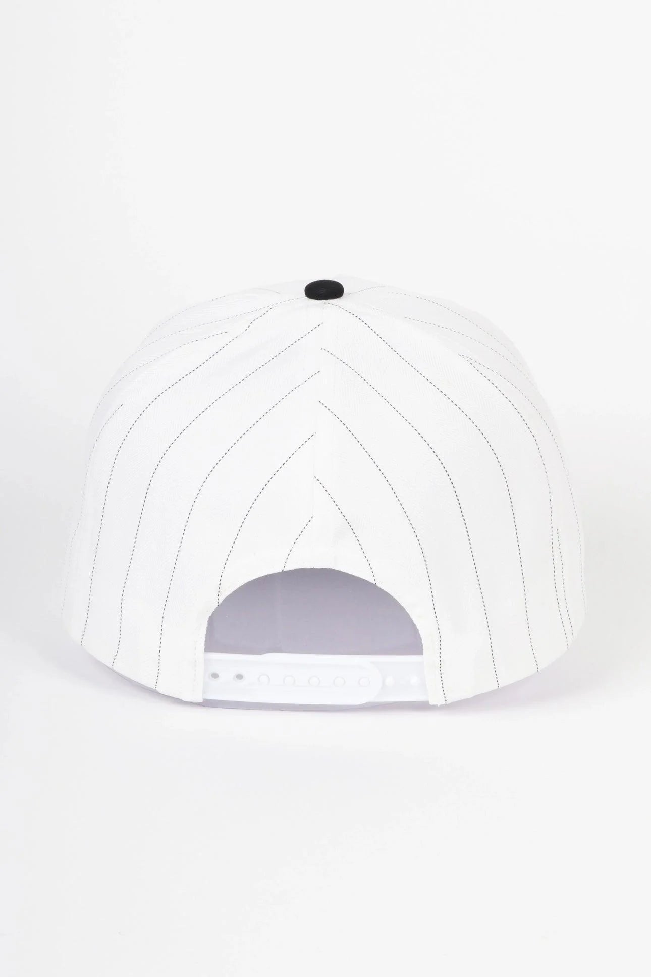 Custom Embroidered Baseball Pinstripe Trucker Hat | Personalized Text Snapback Hat