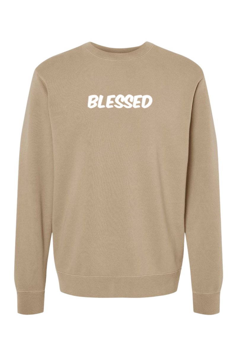 Blessed Unisex Pigment-Dyed Crewneck Sweatshirt