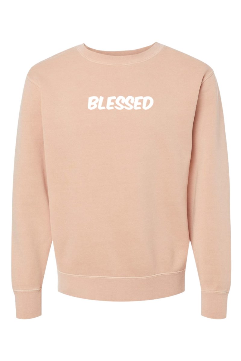 Blessed Unisex Pigment-Dyed Crewneck Sweatshirt