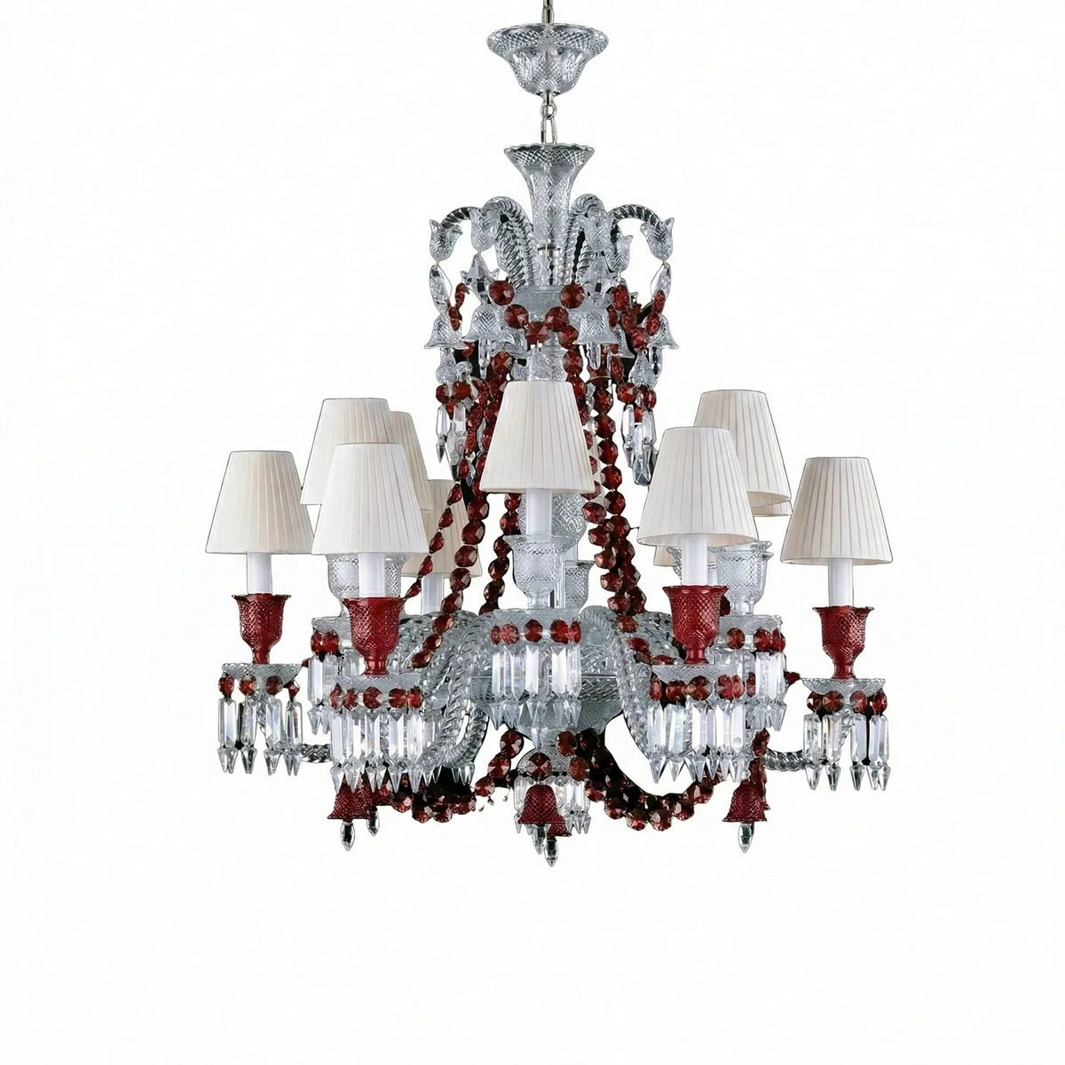 Brilliant Starry Crystal RED Chandelier