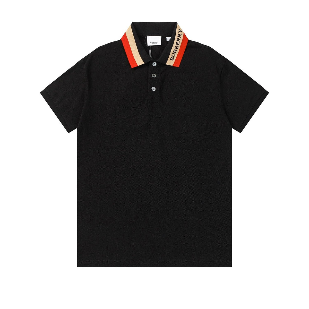 Burberry Logo Detail Cotton Piqué Polo Shirt