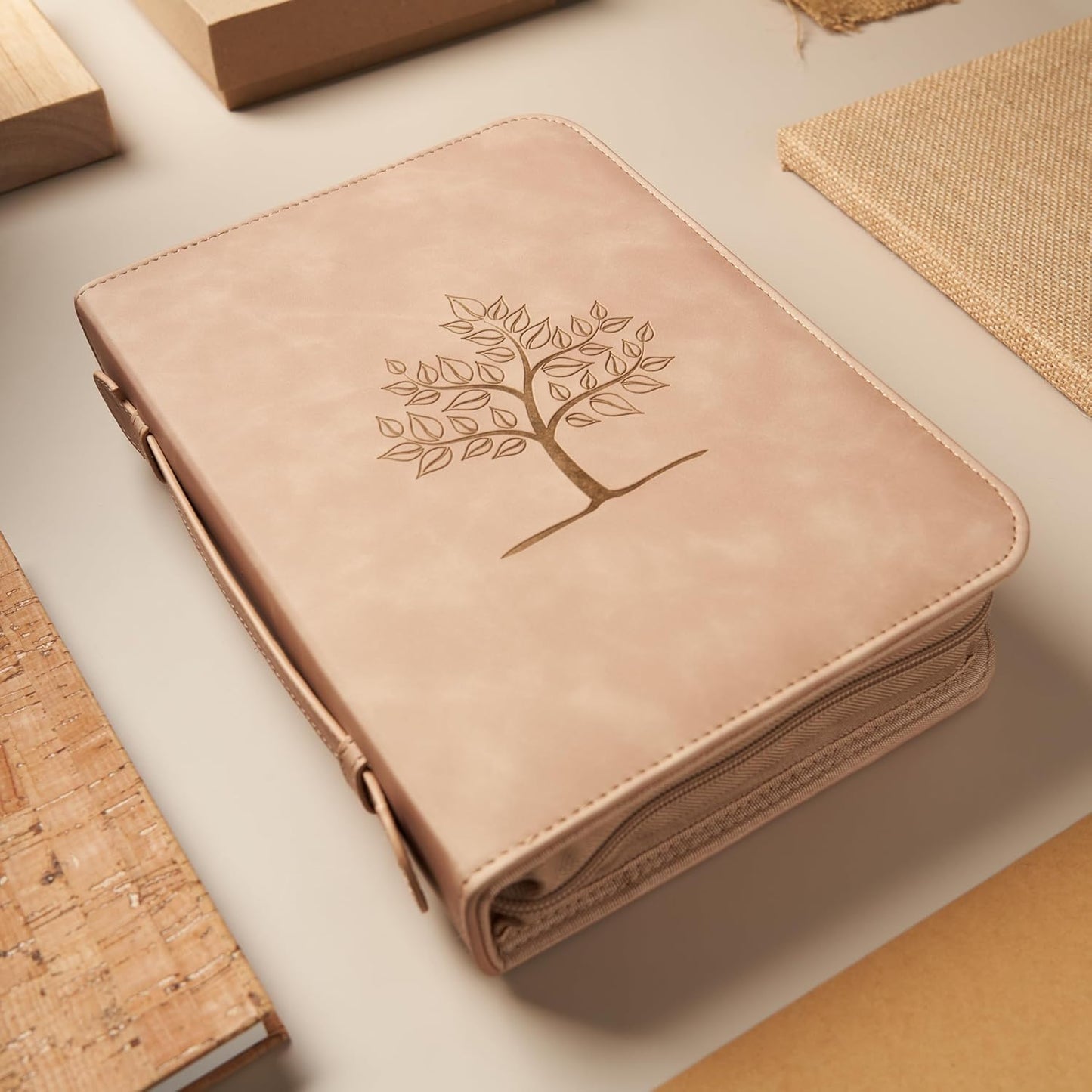 Bible Cover Natural Tree