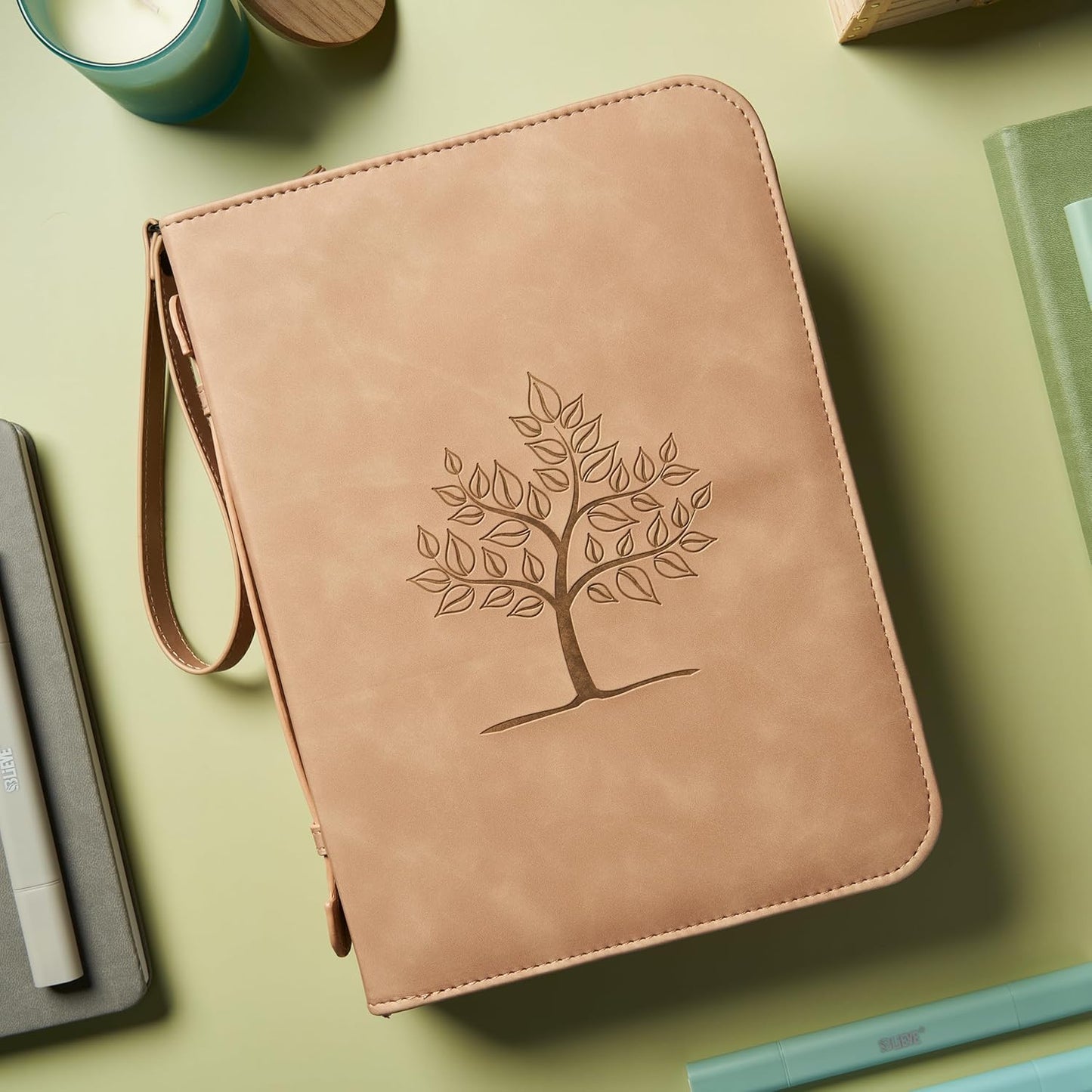Bible Cover Natural Tree