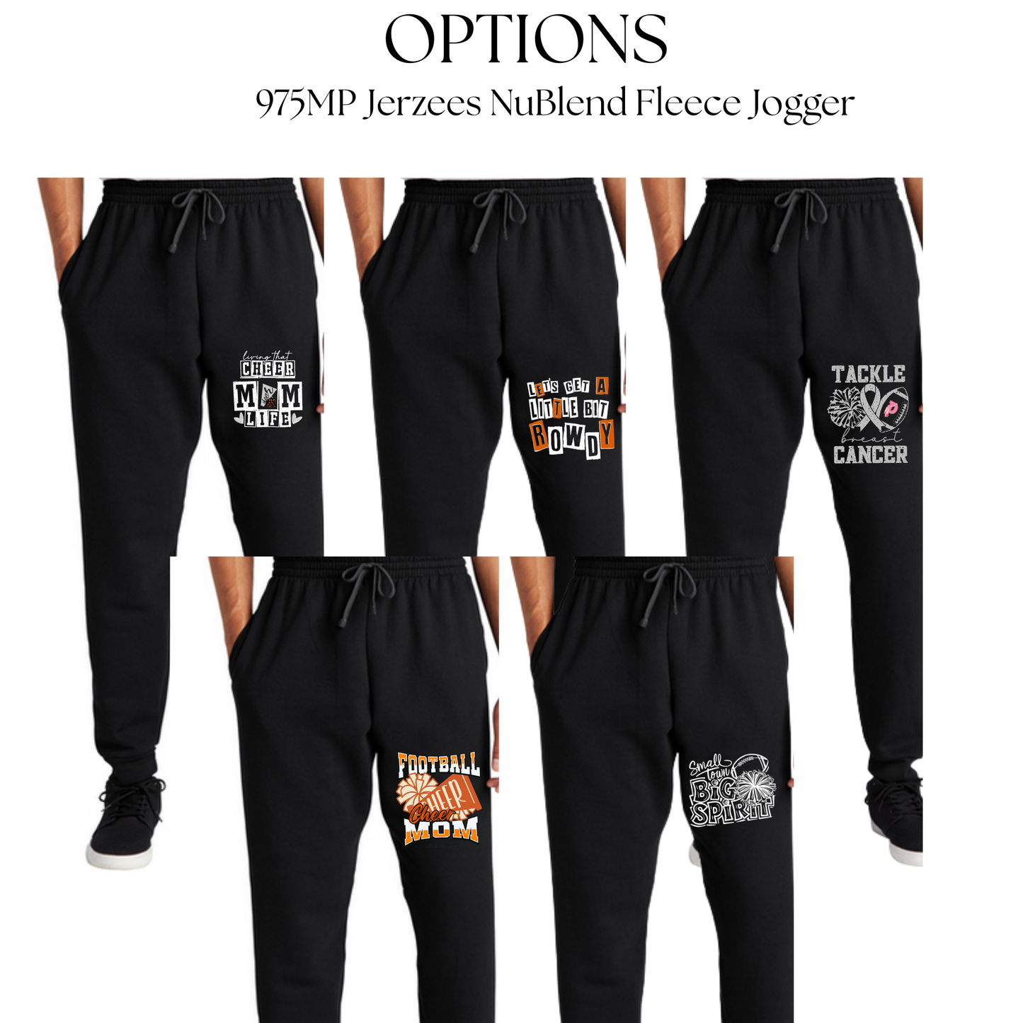 Cheer Mom Sweat Pants 975MP Jerzees® NuBlend® Fleece Jogger