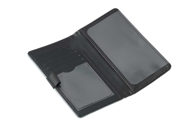 All Things Are Possible Two-tone Gray and Blue Faux Leather Checkbook Cover - Matthew 19:26