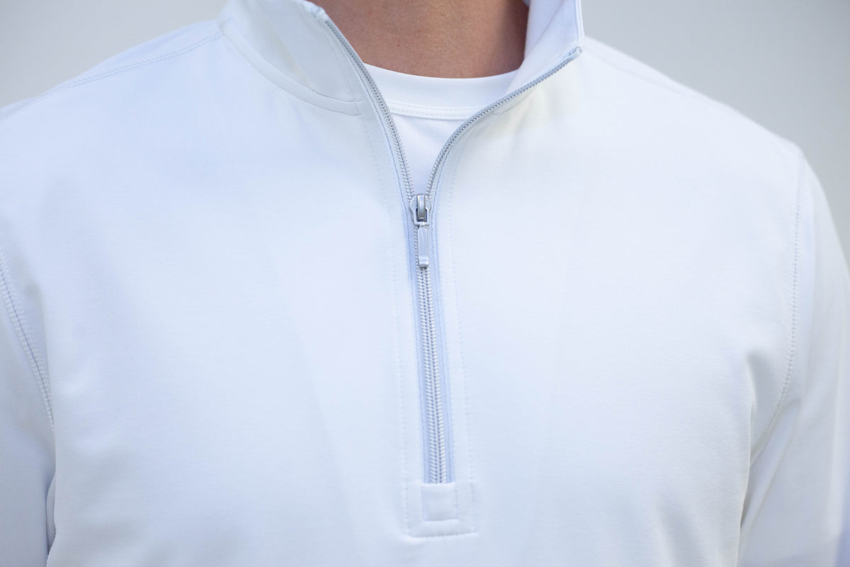 Buki Travel Half Zip - White