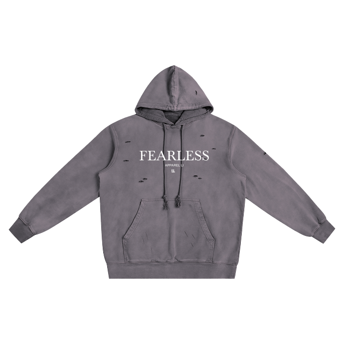 Fearlessli Archetype slim fit hoodie in fleece