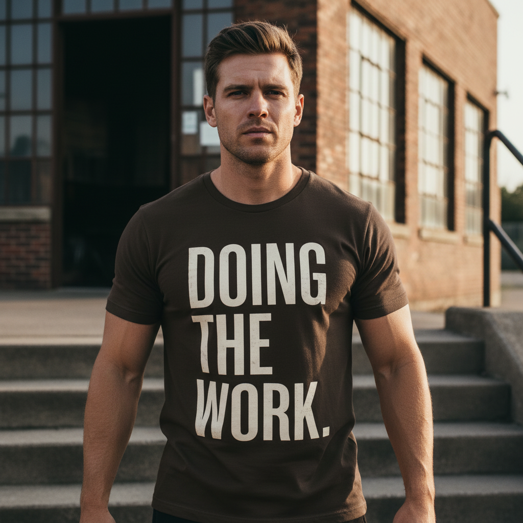 Doing The Work Tee — SEEN. Identity Collection