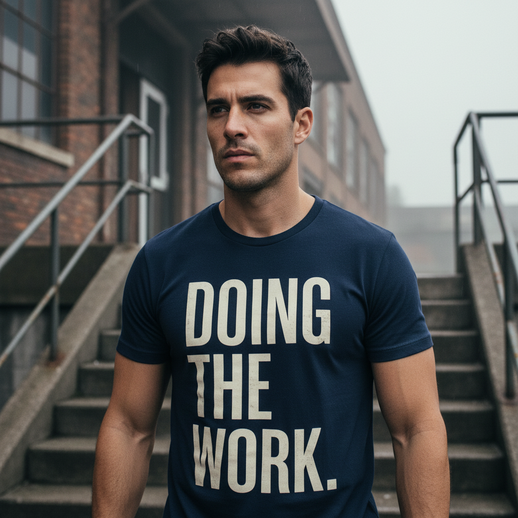 Doing The Work Tee — SEEN. Identity Collection