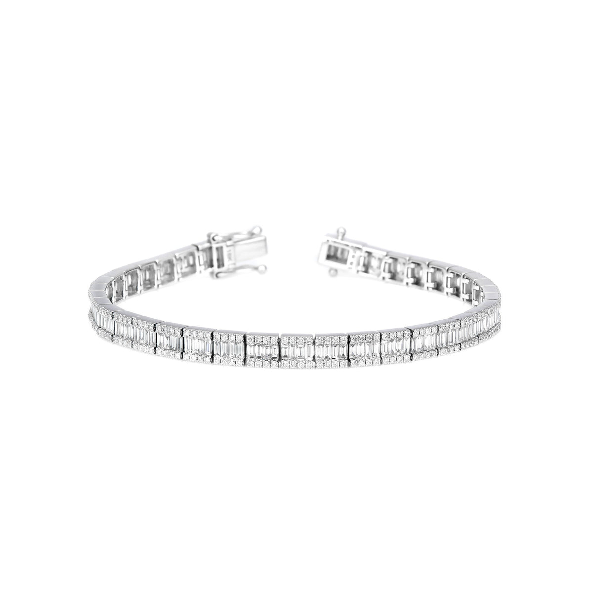 Round & Baguette Bracelet