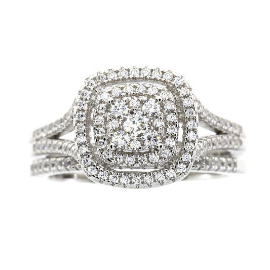 Cubic Zirconium CZ SS Bridal Sterling Silver