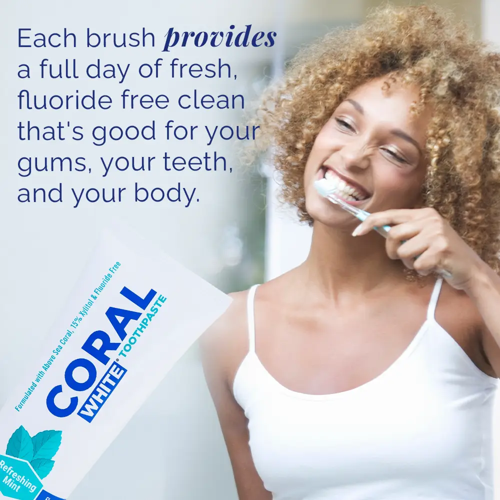 Fluoride Free Whitening Mint Toothpaste with Xylitol