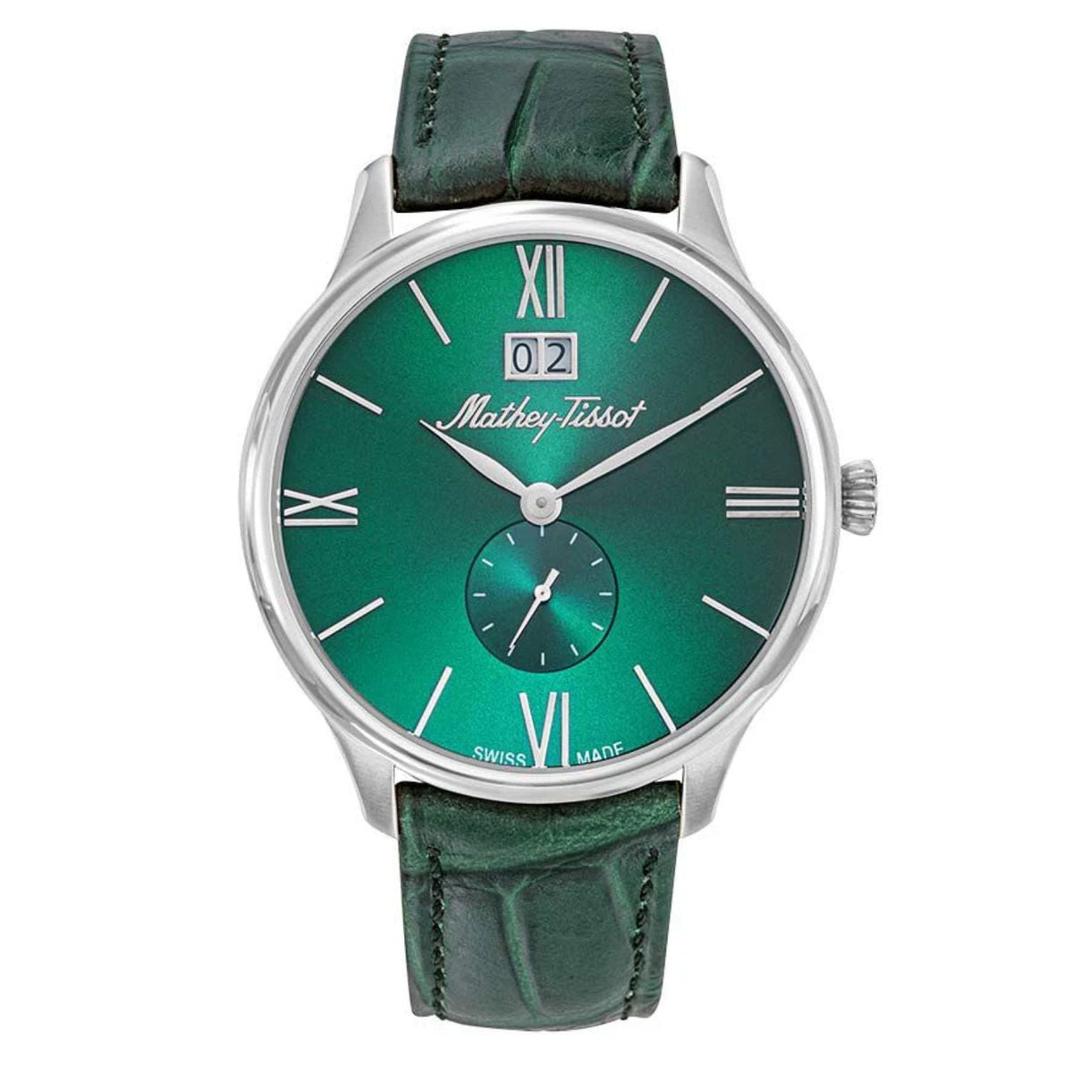 Mathey Tissot Men's Edmond Black Dial Watch - H1886QAV