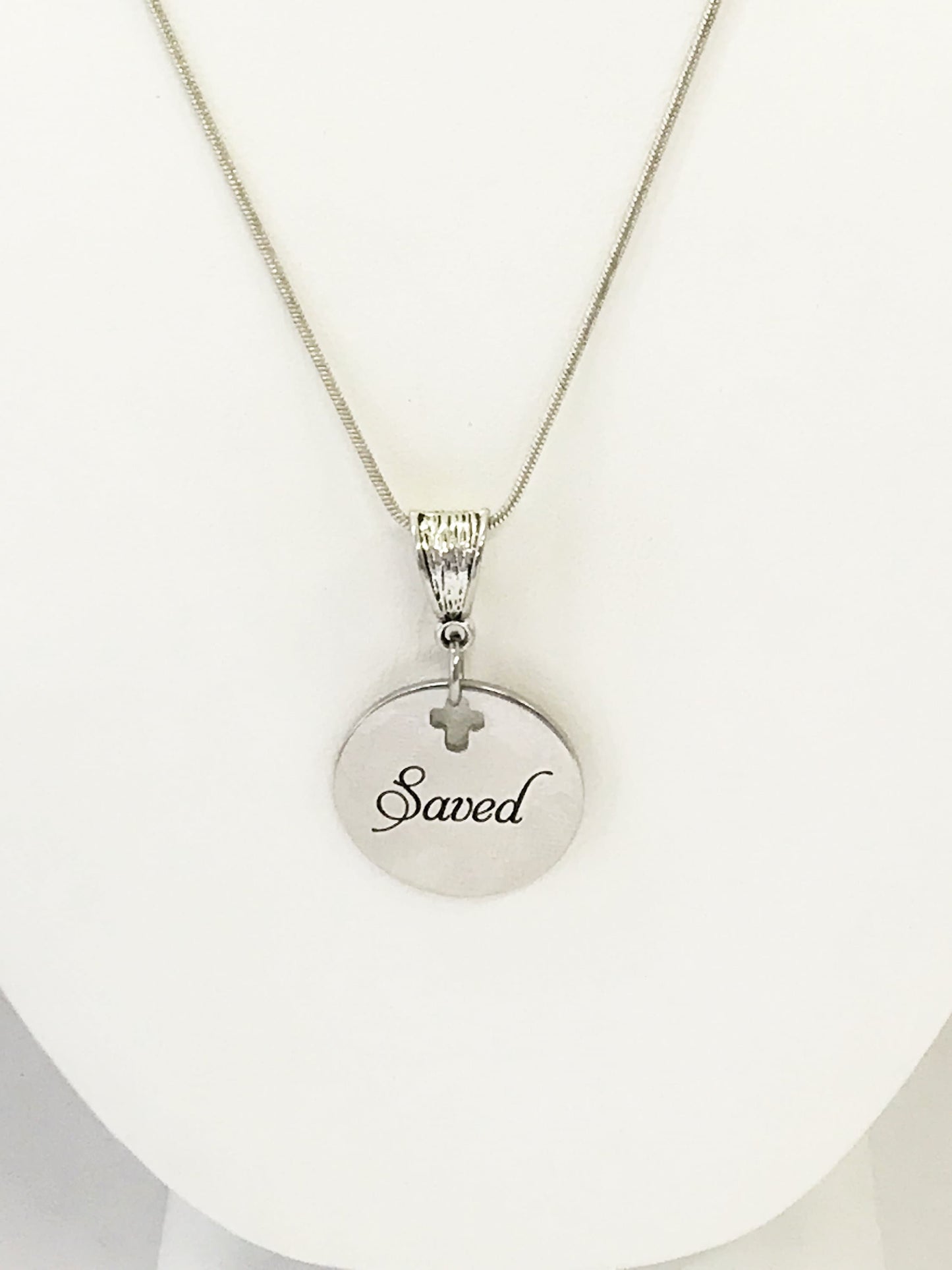 Christian Jewelry, Christian Gift, Christian Necklace, Saved Necklace, Baptism Jewelry, Religious Jewelry, Baptism Gift, Confirmation Gift
