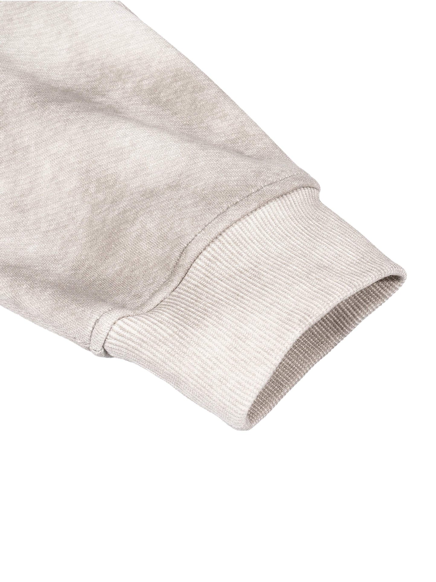 Dirty Washed Boxy Zip-up Fleece Hoodie