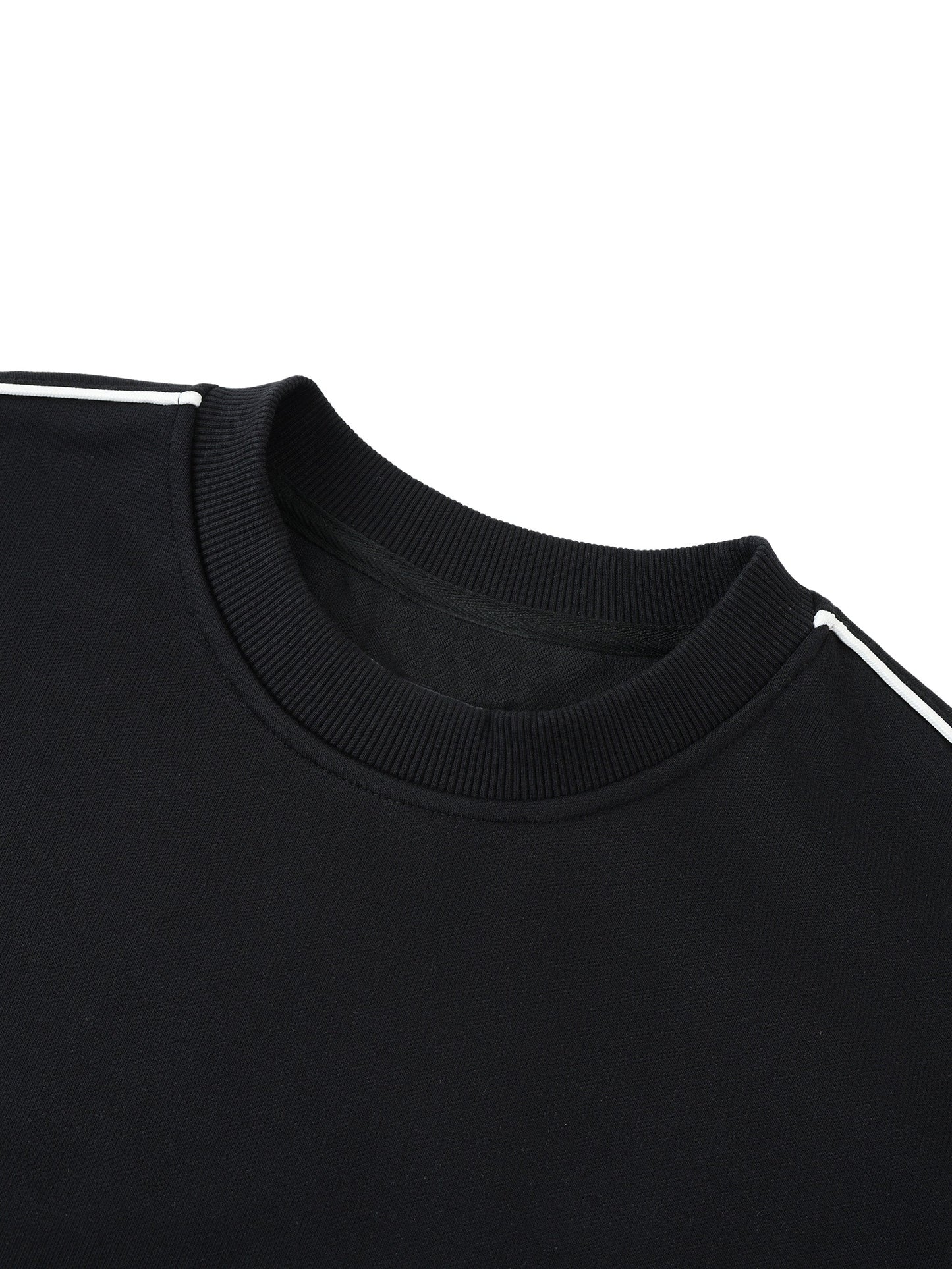 Fearless Apparel Line Oversized Crewneck Taped Sweatshirt – Unisex Streetwear Essential