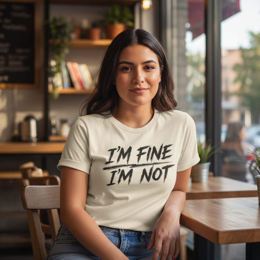 I'm Fine. I'm Not. Tee — The Weight Collection | SEEN.