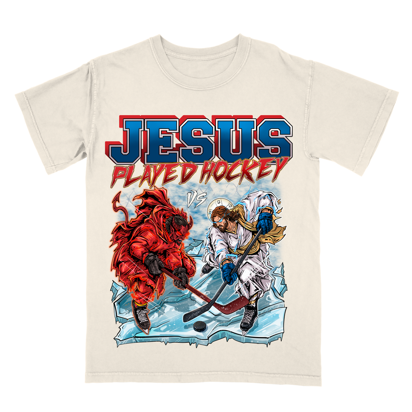 Jesus Played Limited Edition Christian Hockey Graphic T-Shirt