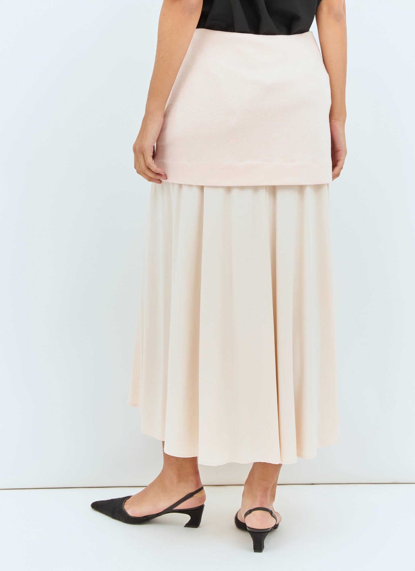 Jil Sander Women Layered Midi Skirt