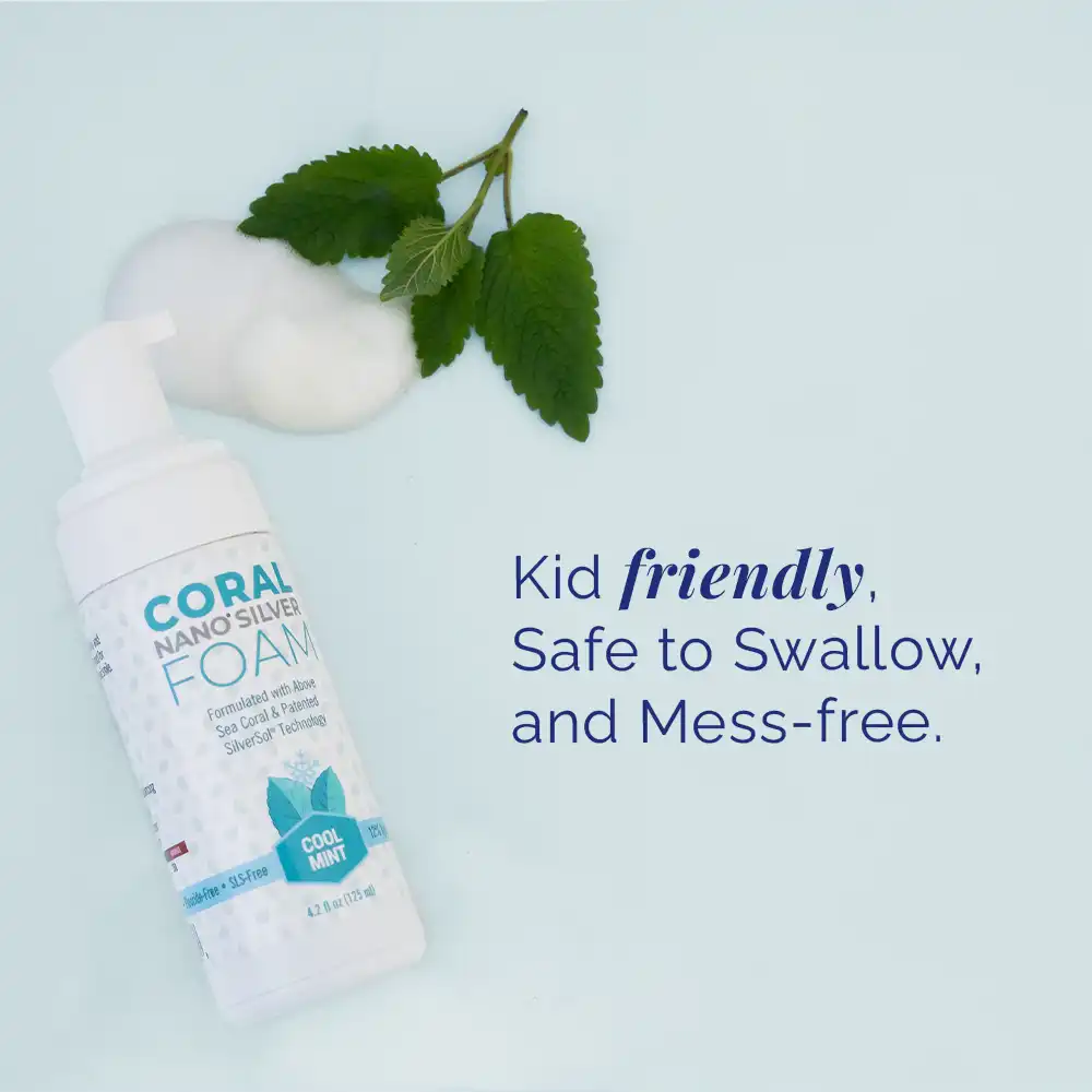 Fluoride Free Mint Toothpaste with Nano Silver & Xylitol