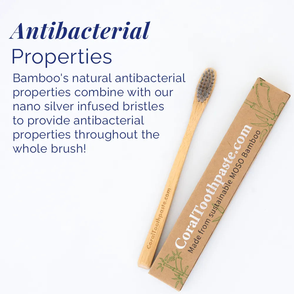 Nano Silver Kids Bamboo Toothbrush