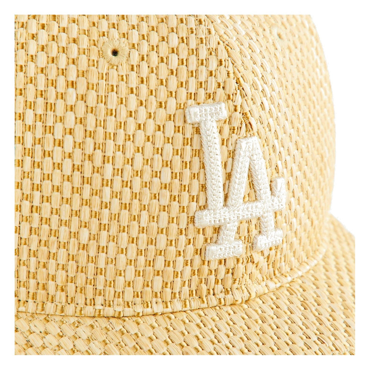 Kith x 47 Brand for the Los Angeles Dodgers Raffia Franchise LS Cap Natural - Size 7 1/4 (Large)