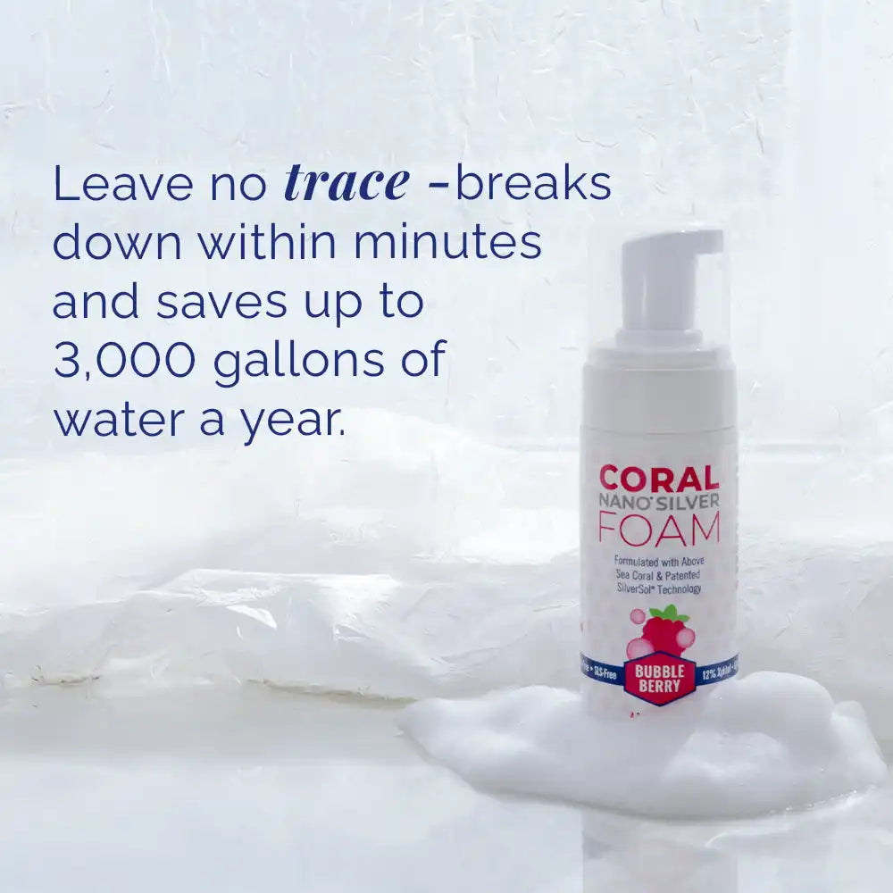 Fluoride Free Foaming Bubble Berry Kids Toothpaste with Xylitol & Nano Silver