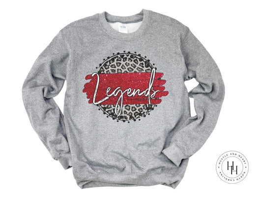 Legends Red and White Graphic Tee