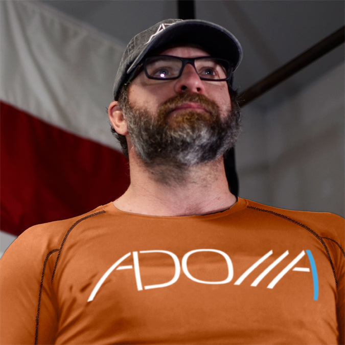 ADONAI (Lord) - Dry-Fit Long Sleeve - Pumpkin