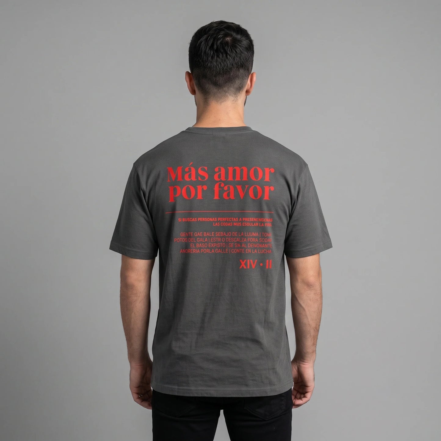 Mas Amor Por Favor Heavyweight Garment-Dyed Graphic Tee