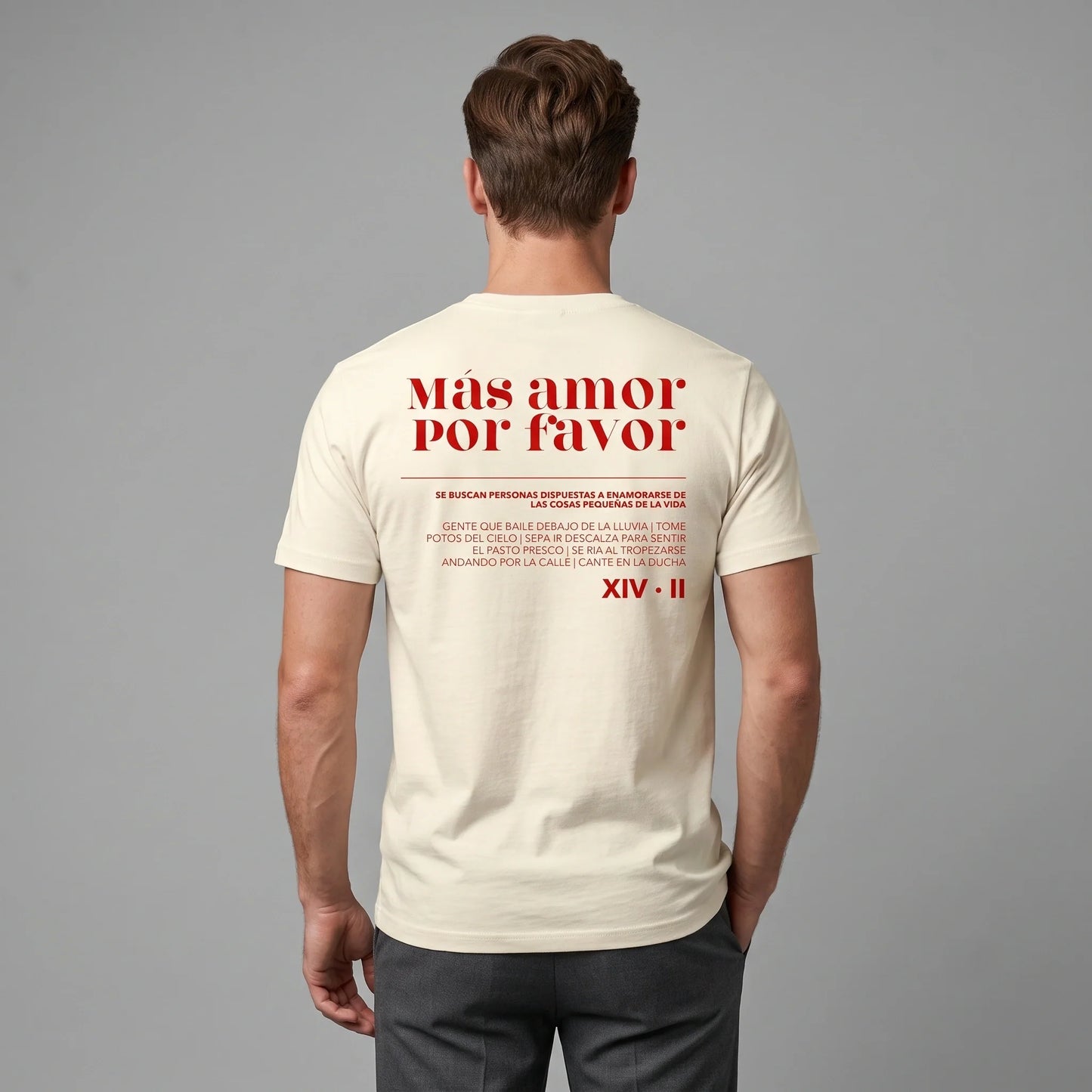 Mas Amor Por Favor Heavyweight Garment-Dyed Graphic Tee