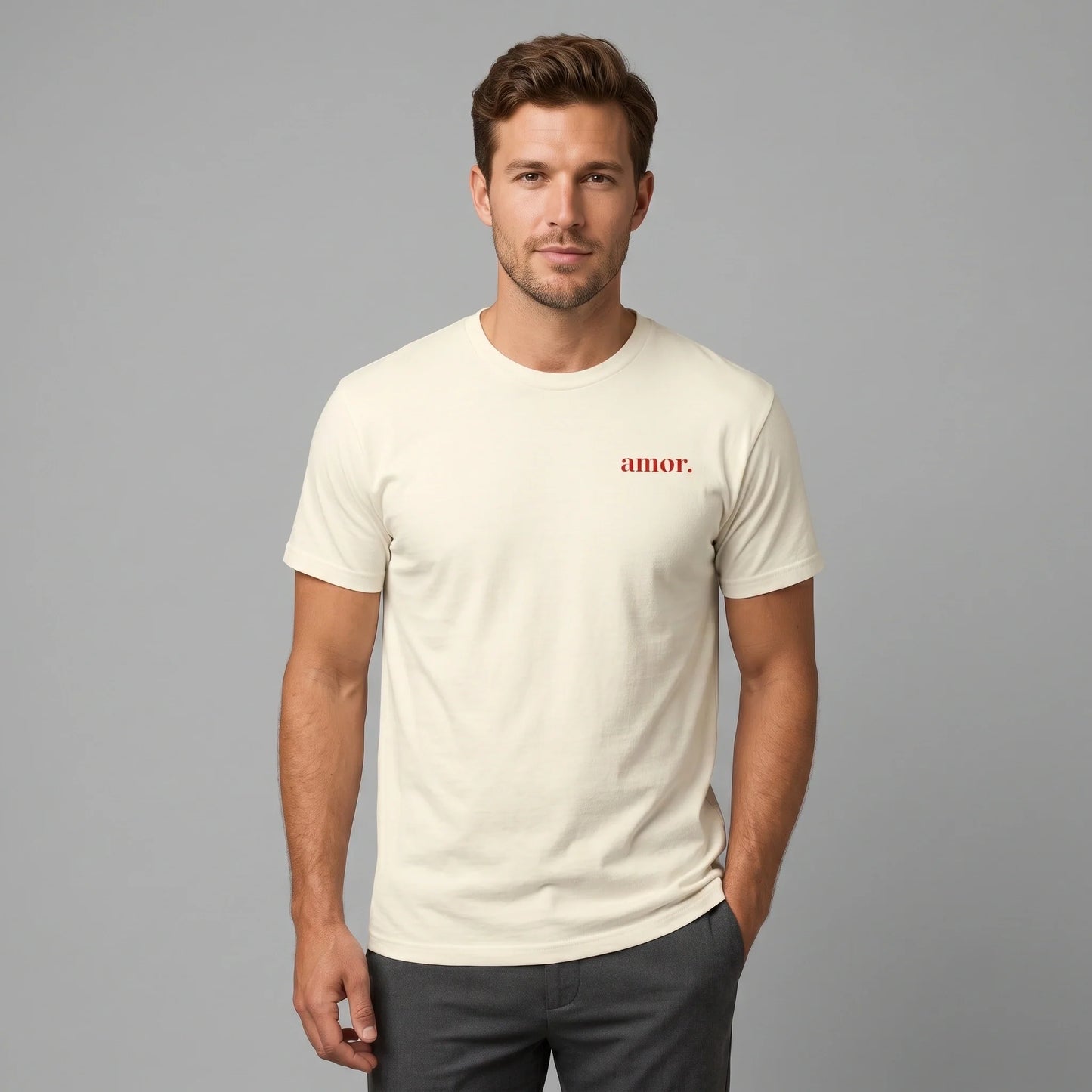 Mas Amor Por Favor Heavyweight Garment-Dyed Graphic Tee