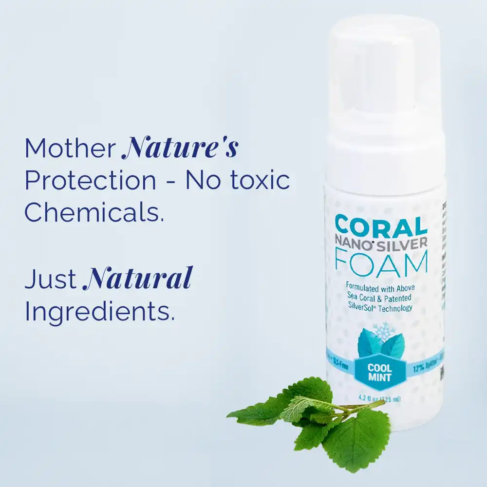 Fluoride Free Mint Toothpaste with Nano Silver & Xylitol
