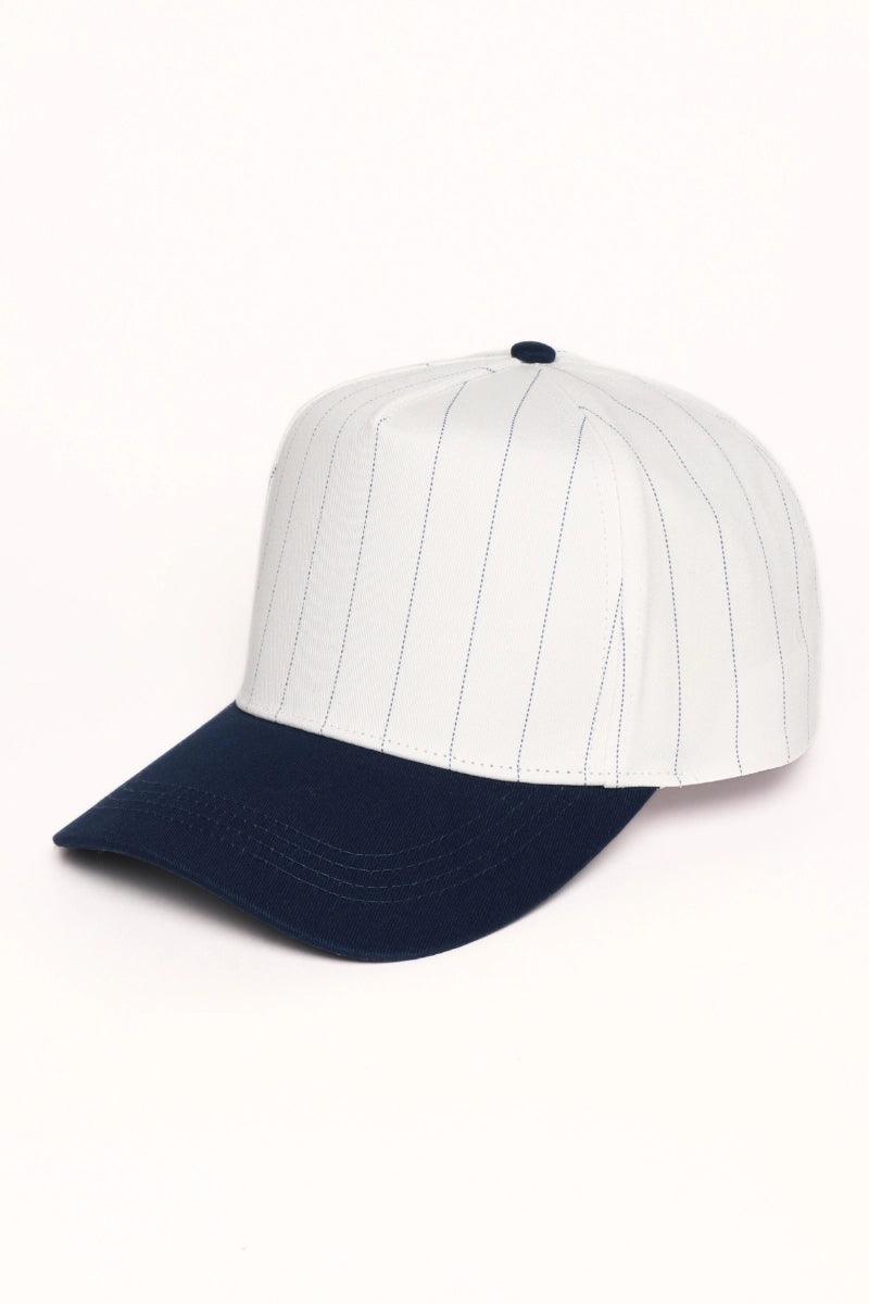 Collegiate Letter or Number Glitter HTV or Fabric Applique Embroidered Adjustable Baseball Pinstripe Trucker Hat
