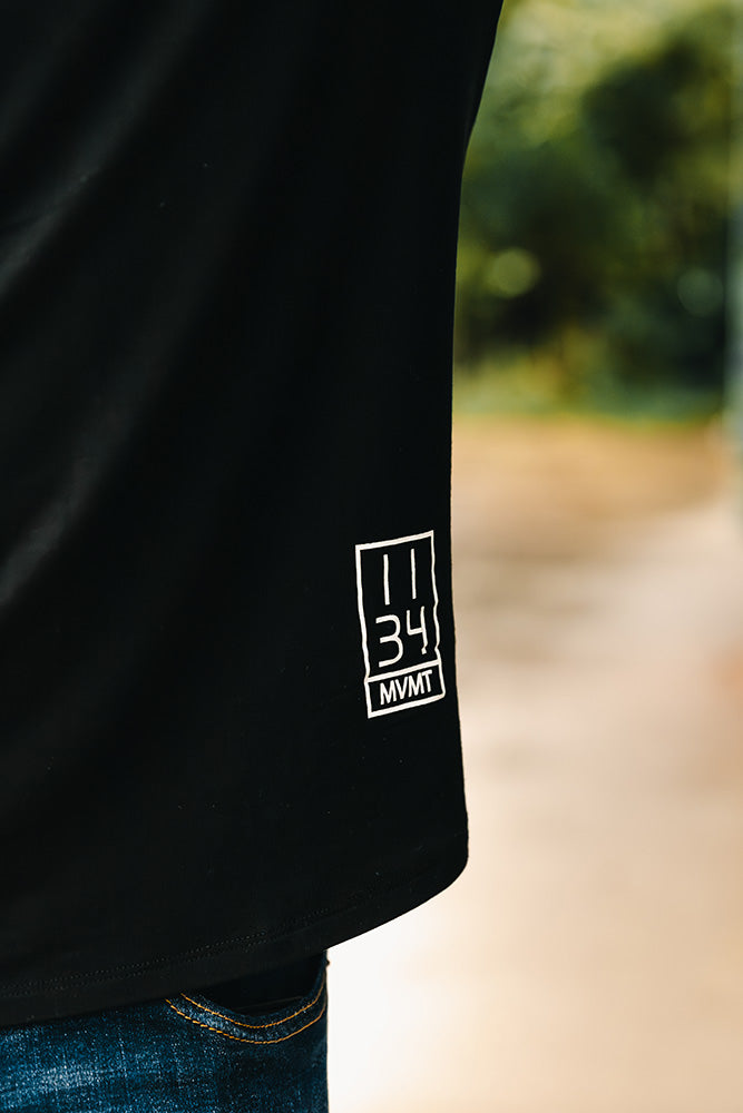 Never Too Lost To Be Found - Black Bamboo Tee