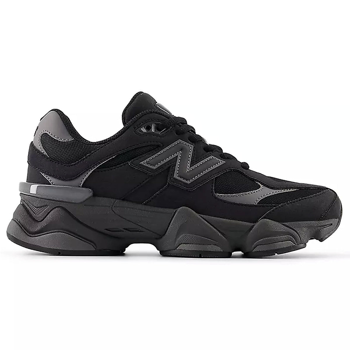 New Balance 9060 Black Canvas Castlerock (GS)